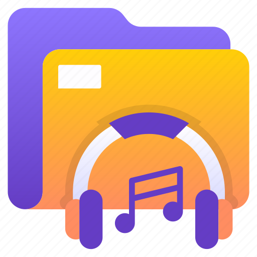 Music, folder, song file, audio icon - Download on Iconfinder