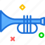 fanfare, instrument, music, trumpet 