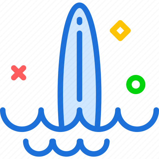 Board, fun, surfing, water, waves icon - Download on Iconfinder