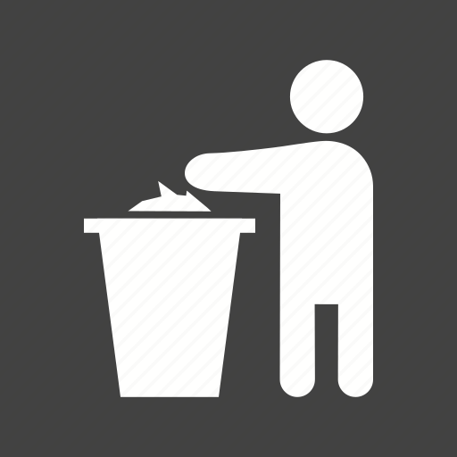 Bin, garbage, litter, recycling, rubbish, throwing, trash icon - Download on Iconfinder
