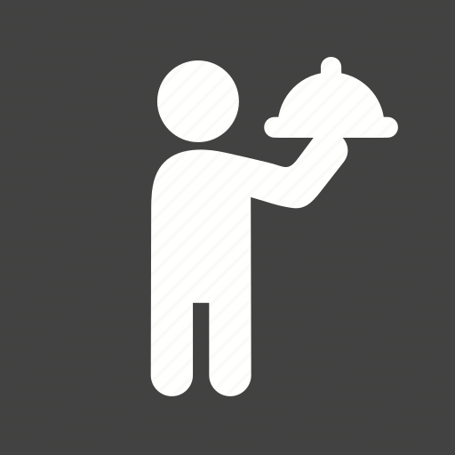 Butler, catering, restaurant, service, silver, tray, waiter icon - Download on Iconfinder