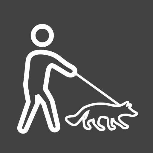 Dog, green, park, pet, summer, walk, walking icon - Download on Iconfinder