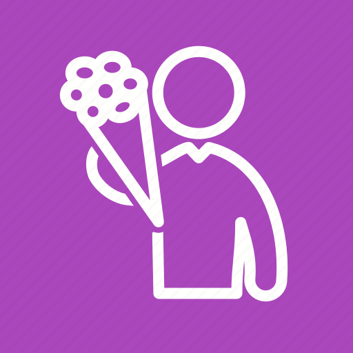 Bouquet, flower, flowers, happiness, holding, love, rose icon - Download on Iconfinder