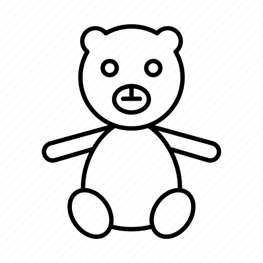 Bear, gift, teddy, toy icon - Download on Iconfinder