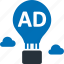 balloon, ad, advertising, air, media 