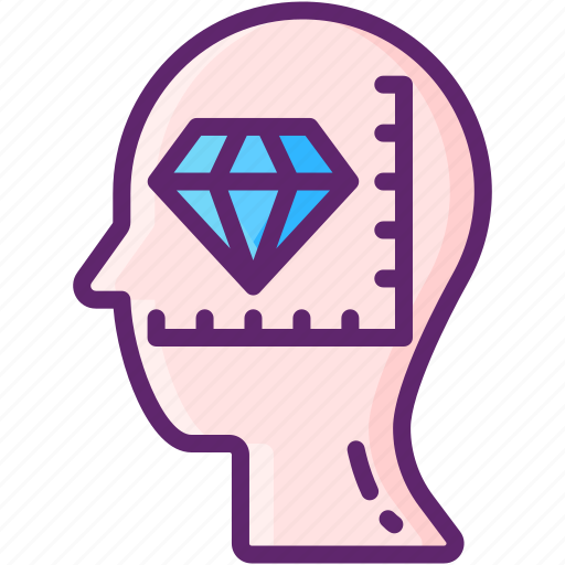 Addiction, diamond, mind, perfectionism icon - Download on Iconfinder