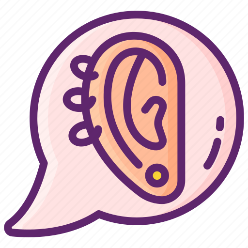 Addiction, ear, piercings, rings icon - Download on Iconfinder