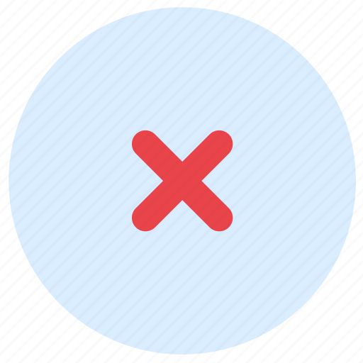Delete, cancel, close, remove, exit, colored, user interface icon - Download on Iconfinder