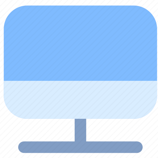 Monitor, imac, display, computer, desktop, colored, user interface icon - Download on Iconfinder