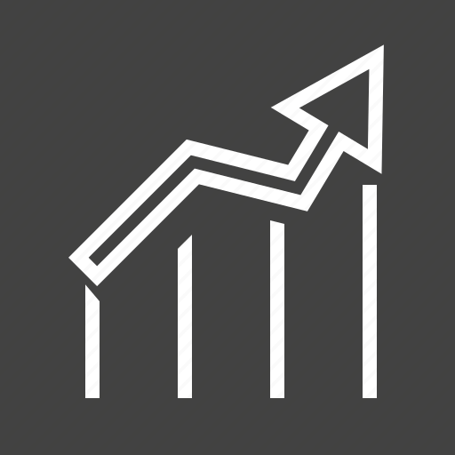 Arrow, bar chart, chart, finance, graph, report, statistics icon - Download on Iconfinder