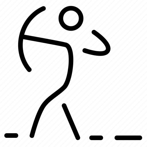 Sports, archer, archery, bow, sport, sportive, figure icon - Download on Iconfinder