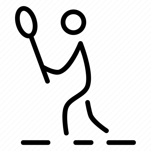Sports, badminton, shuttlecock, player, birdie, racket, racquet icon - Download on Iconfinder