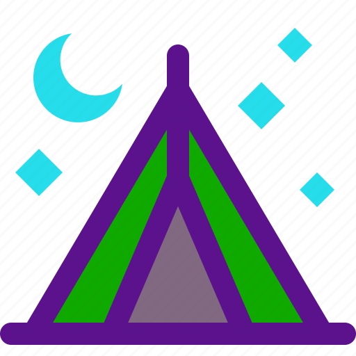 Activity, extreme, night, sport, tent icon - Download on Iconfinder