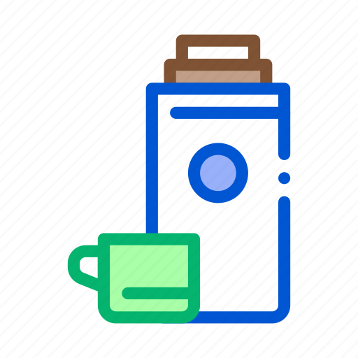 Adventure, camping, drink, hot, thermos icon - Download on Iconfinder