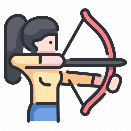 Aim, archer, archery, arrow, bow, sport, target icon - Download on Iconfinder
