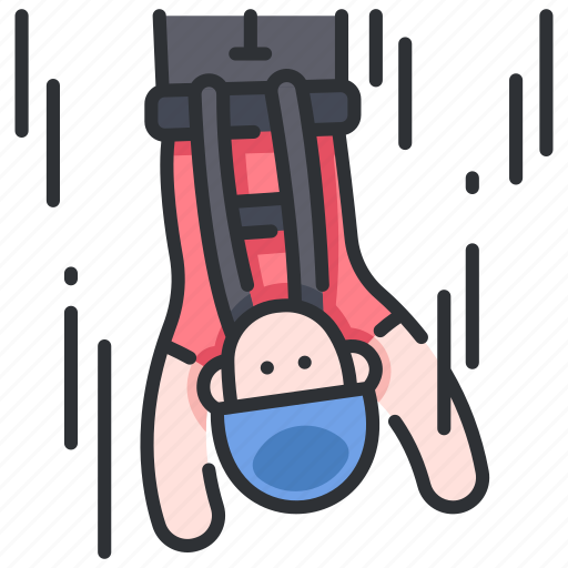 Adventure, bungee, bungy, extreme, fall, jump, rope icon - Download on Iconfinder