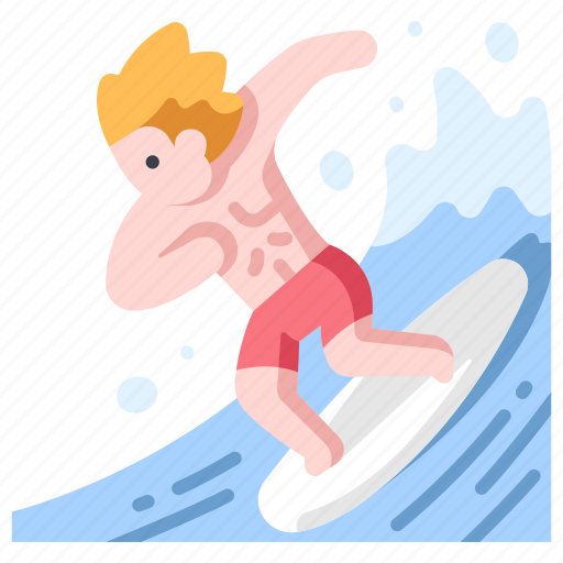 Sport, summer, surf, surfboard, surfer, surfing, wave icon - Download on Iconfinder