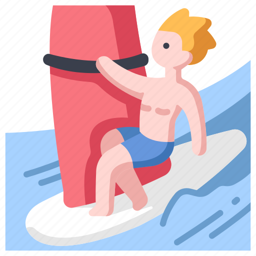 Sail, sport, surfing, water, wind, windsurfer, windsurfing icon - Download on Iconfinder