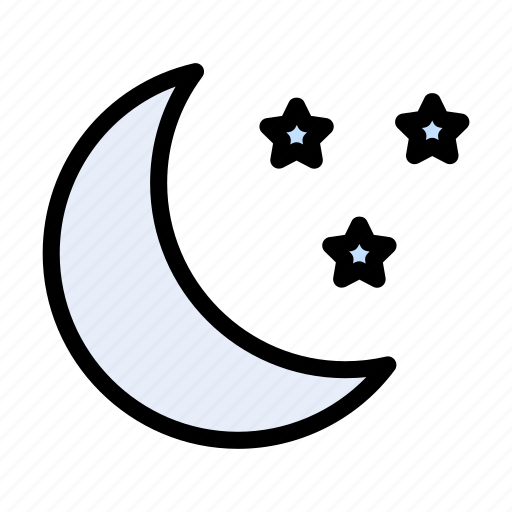 Moon, night, stars, adventure, tour icon - Download on Iconfinder