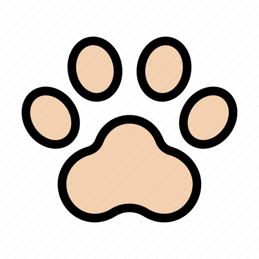 Paw, footprint, animal, forest, cat icon - Download on Iconfinder