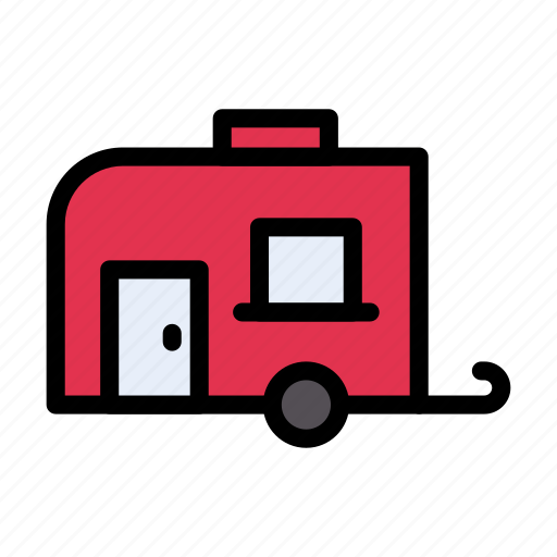 Caravan, trailer, camp, outdoor, adventure icon - Download on Iconfinder