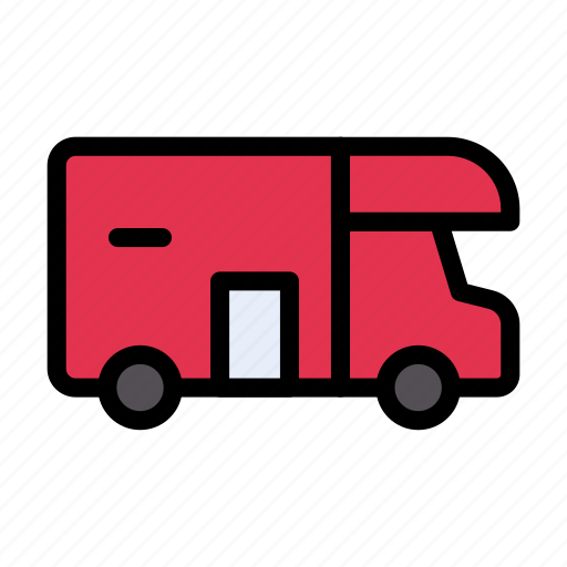 Caravan, truck, camping, outdoor, vehicle icon - Download on Iconfinder