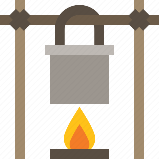 Bonfire, campfire, cooking, outdoor icon - Download on Iconfinder