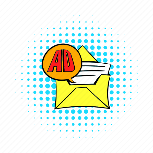 Advertising, business, card, comics, envelope, letter, paper icon - Download on Iconfinder