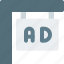 ads, display, two, business, advertising 
