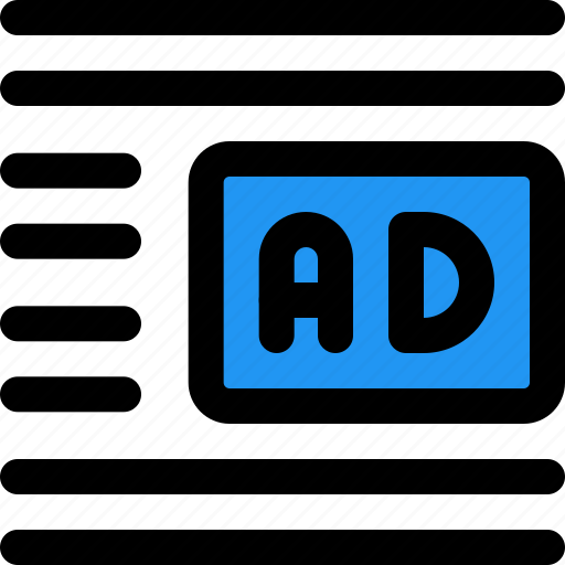 Ads, center, right, margin, business, advertising icon - Download on Iconfinder