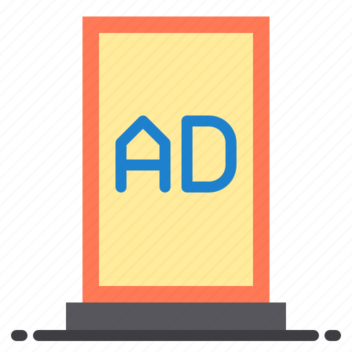 Ads, advertising, communication, stand icon - Download on Iconfinder