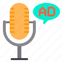ads, advertising, communication, microphone