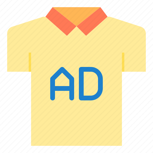 Ads, advertising, communication, shirt icon - Download on Iconfinder