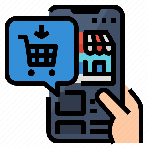 Mobile, online, phone, shop icon - Download on Iconfinder