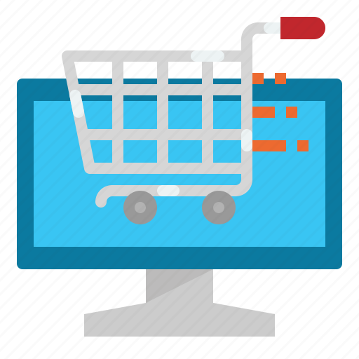 Advertising, cart, computer, online, shopping icon - Download on Iconfinder