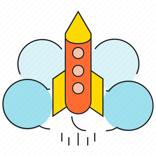 Fly, launch, rocket, spaceship icon - Download on Iconfinder