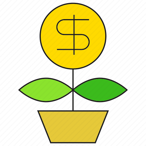 Finance, investment, leaf, money, pot, saving icon - Download on Iconfinder