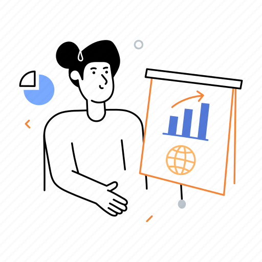 Statistical analysis, business statistics, marketing analysis, market research, global analysis illustration - Download on Iconfinder