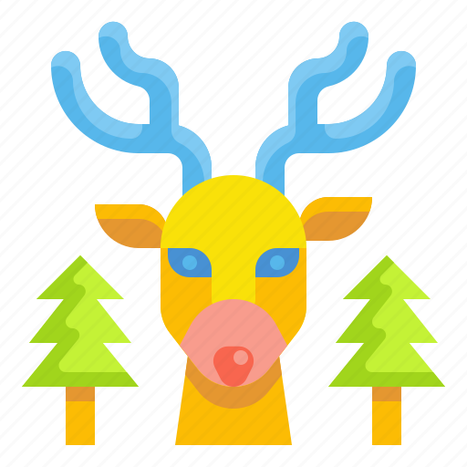 Animal, deer, life, reindeer, wild icon - Download on Iconfinder