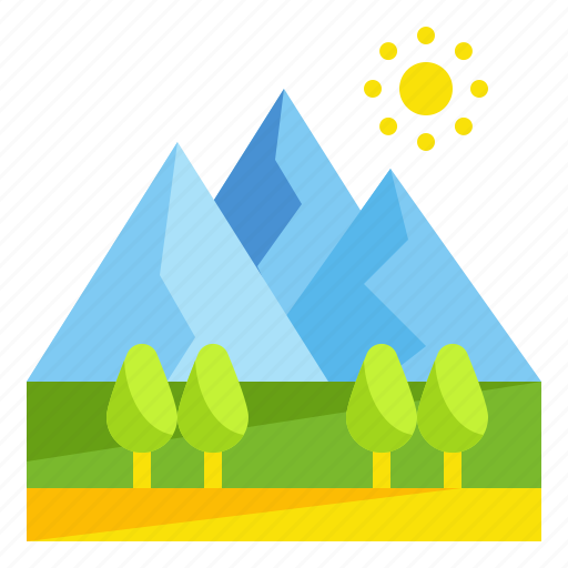 Forest, landscape, mountain, nature, tree icon - Download on Iconfinder