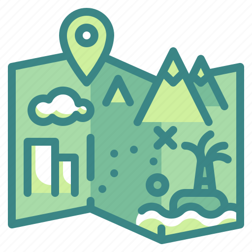 Gps, location, map, outdoors, point icon - Download on Iconfinder