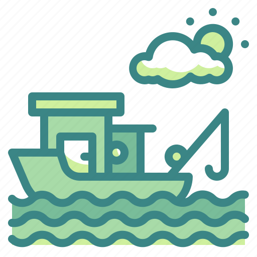 Boat, fishing, sailing, ship, trasportation icon - Download on Iconfinder