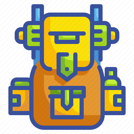 Adventure, backpack, luggage, outdoors, trip icon - Download on Iconfinder