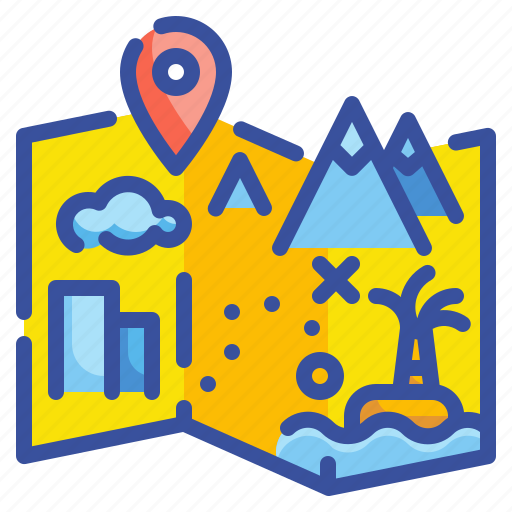 Gps, location, map, outdoors, point icon - Download on Iconfinder