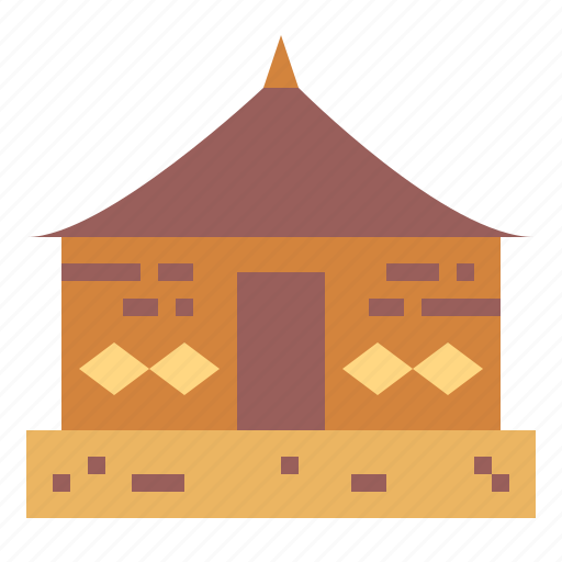 African, buildings, house, relax icon - Download on Iconfinder
