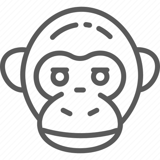Africa, animal, chimpanzee, gorilla, head, monkey, nature icon - Download on Iconfinder