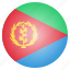country, eritrea, eritrean, flag 