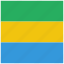 country, flag, gabon, gabonese, national 