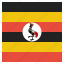 country, flag, national, uganda 