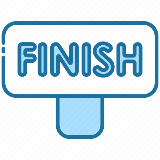 Finish, sign, business, goal, target, finished, work icon - Download on Iconfinder